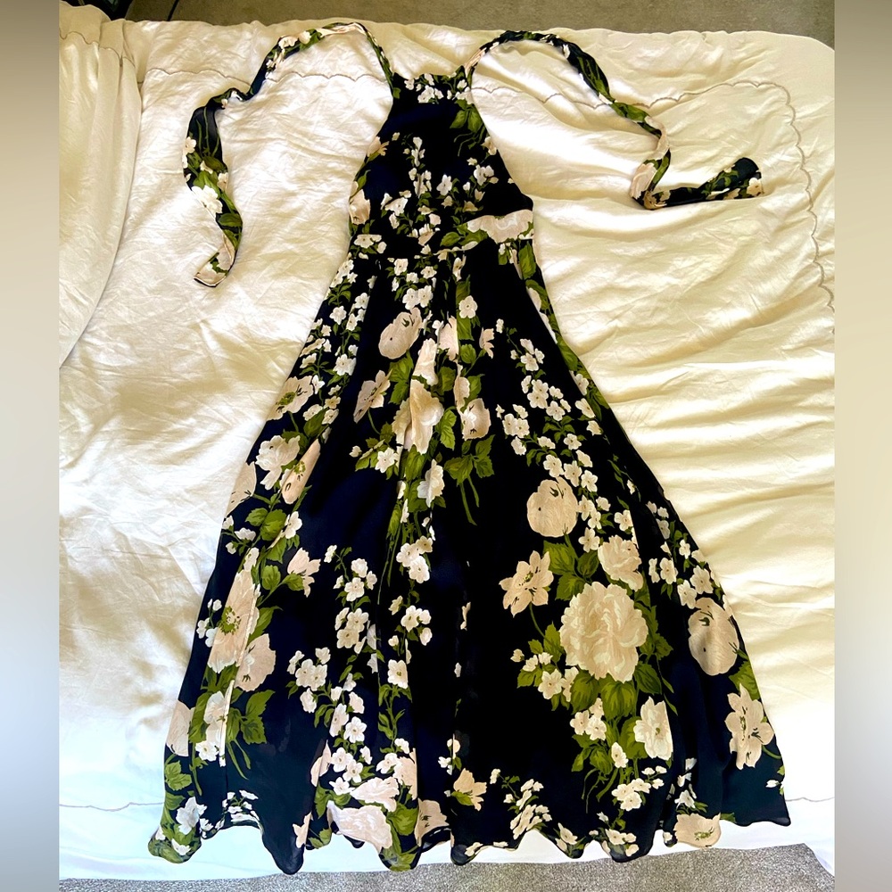 Reformation floral halter dress. Size 2.
